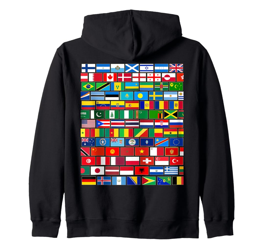 RADIALL　FLAGS - HOODIE SWEATSHIRT L/S RADIALL | FLAGS - HOODIE SWEATSHIRT L/S - Black – TRUMPS